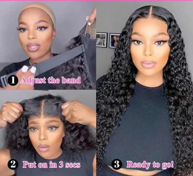 Brazilian curly Lace Closure Wig